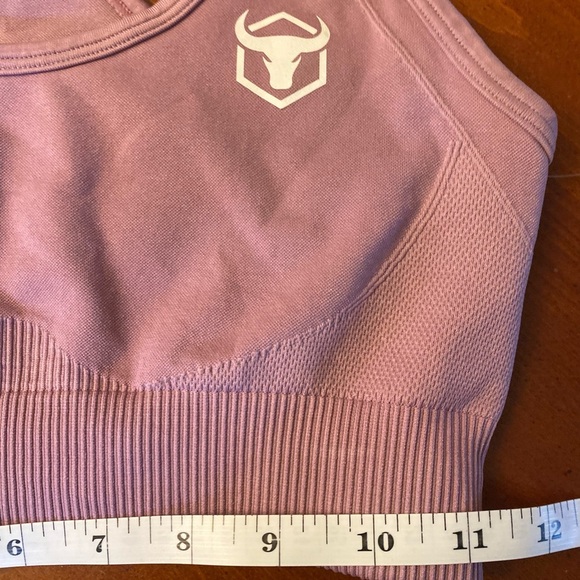 Iron Bull SMALL Sports Bra Dusty Rose - Picture 5 of 6